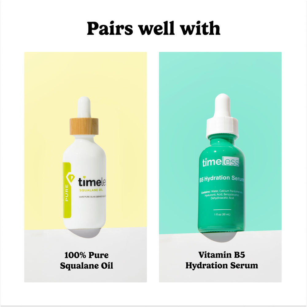 Timeless Skin Care: sans cruauté animale et sans parabènes ni colorants.