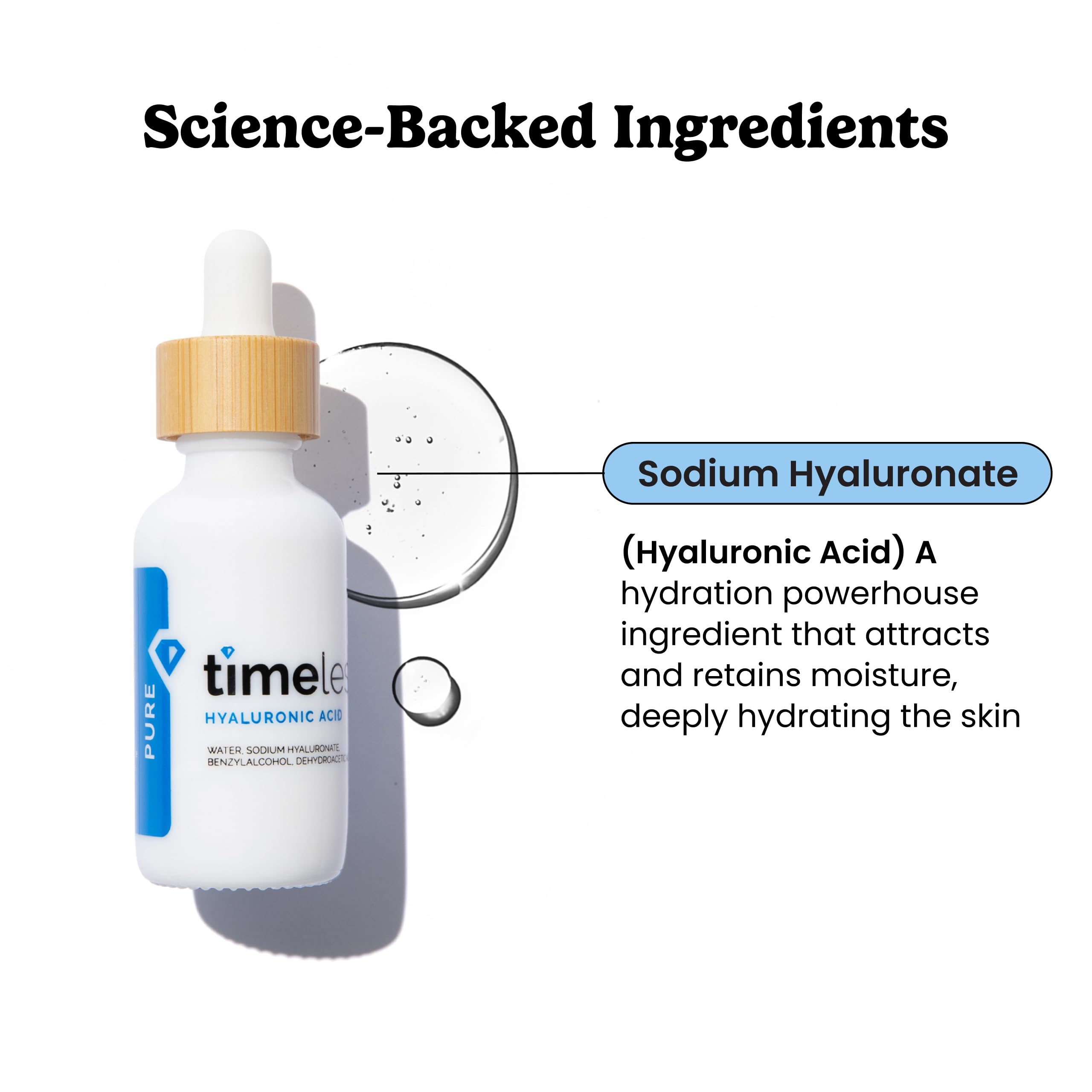 Timeless Skin Care – étiquette sans parfum pour peau sensible.
