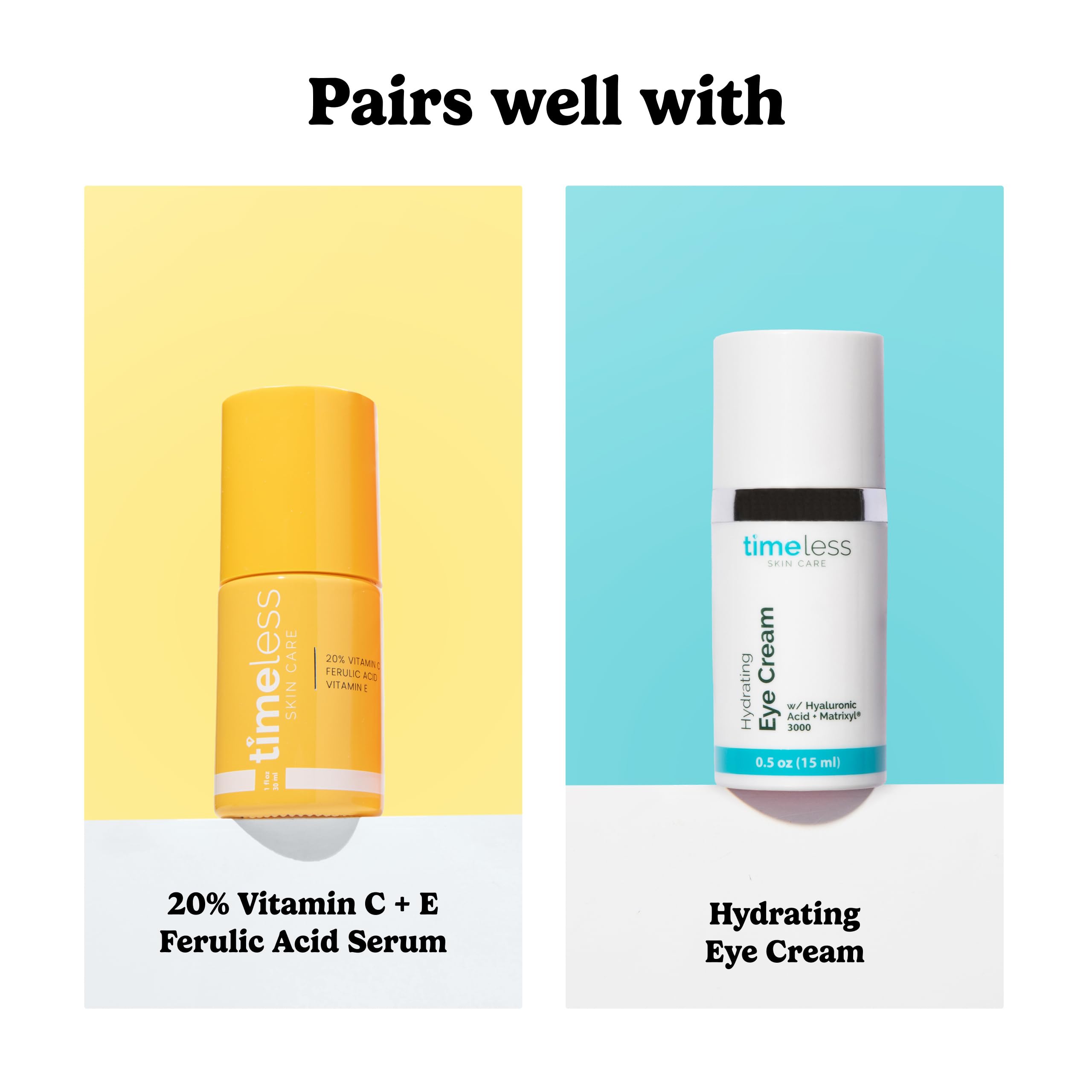 Timeless Skin Care Matrixyl Synthe6 Serum – application soir pour une peau reposée.