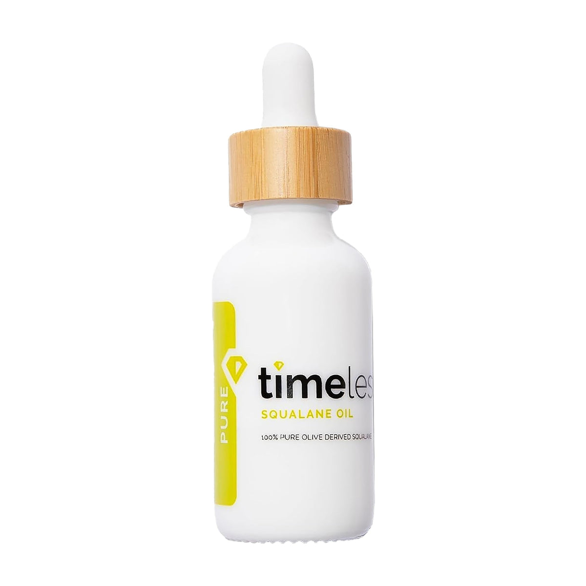 Timeless Skin Care Squalane Oil, flacon 30 ml, hydratation douce et durable.