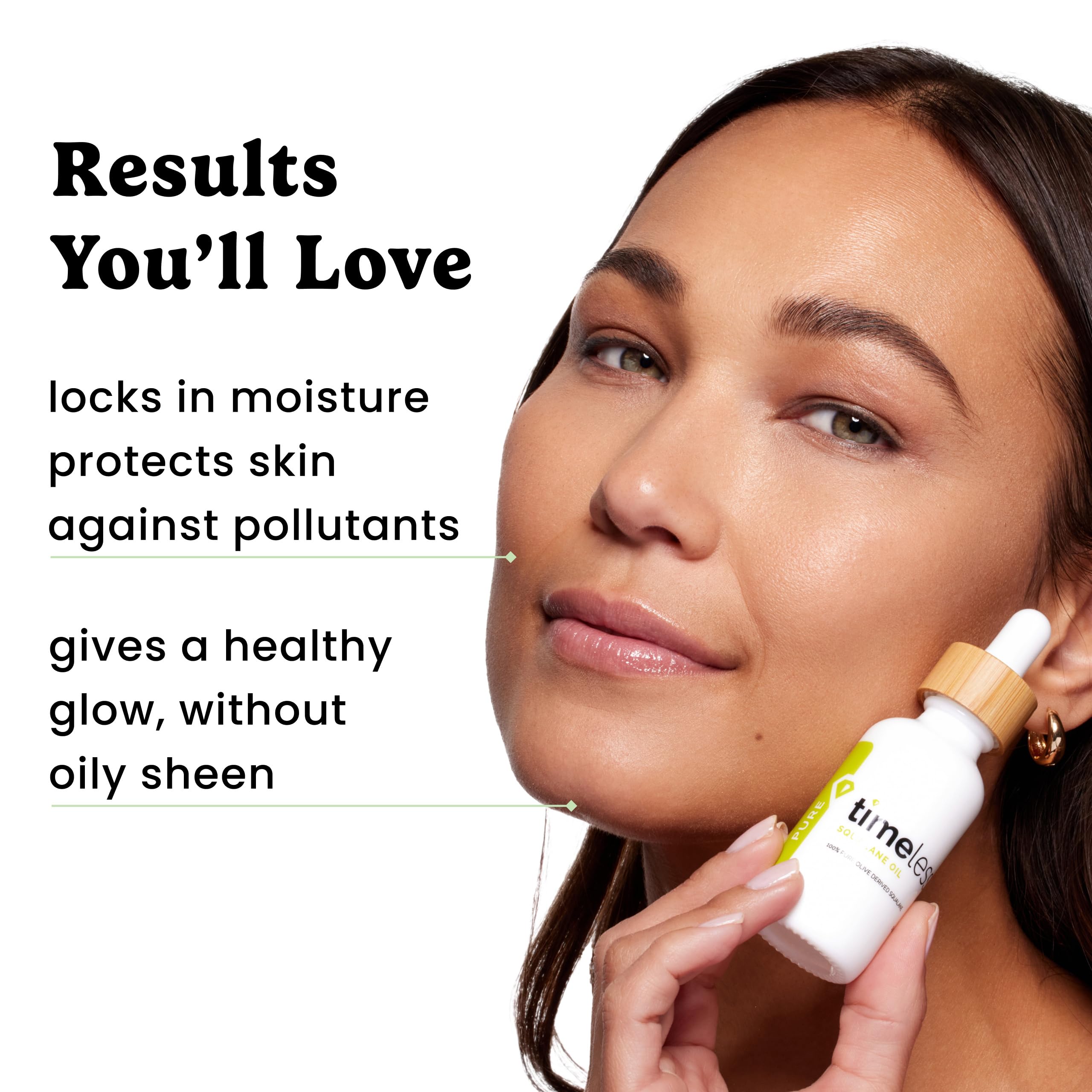 Timeless Skin Care Squalane Oil, peau sèche bénéficie d'une hydratation durable.