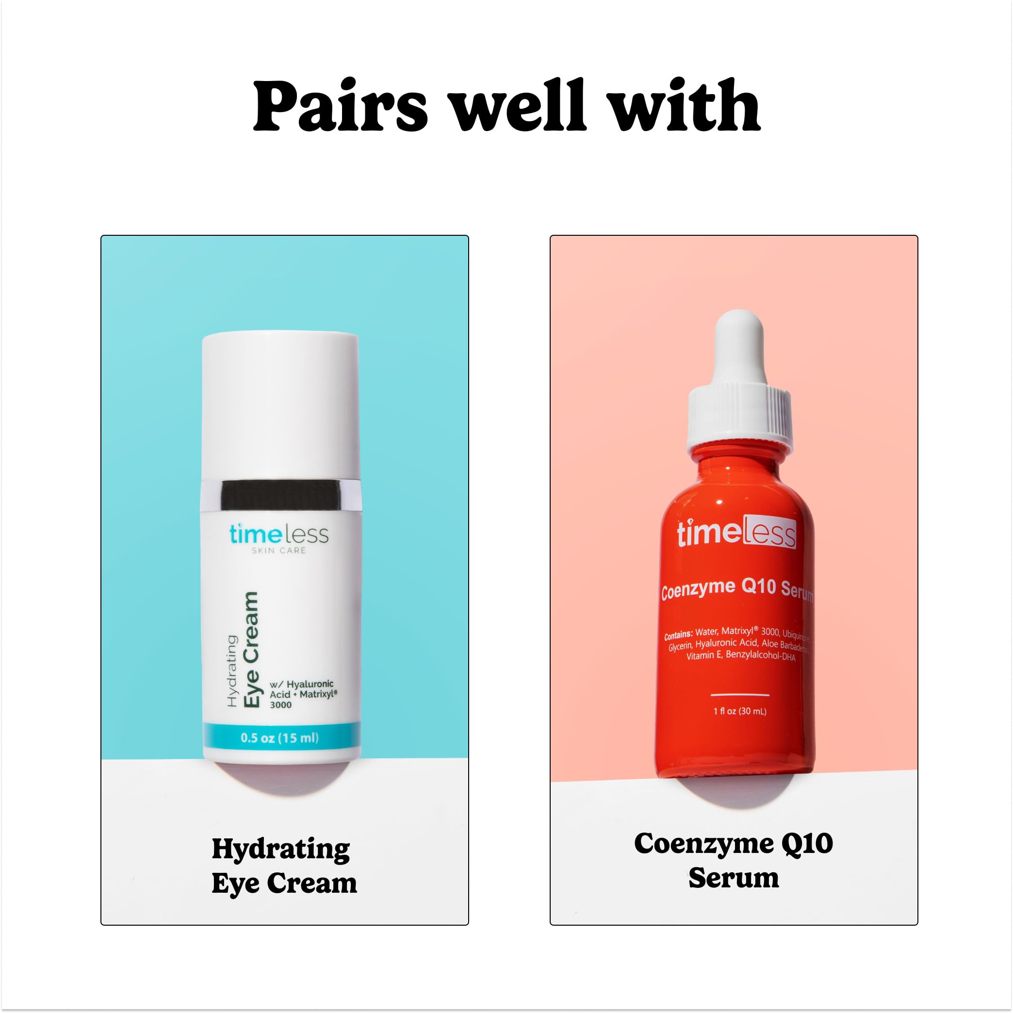 Timeless Skin Care Sérum vitamine C, texture légère idéale pour le matin.