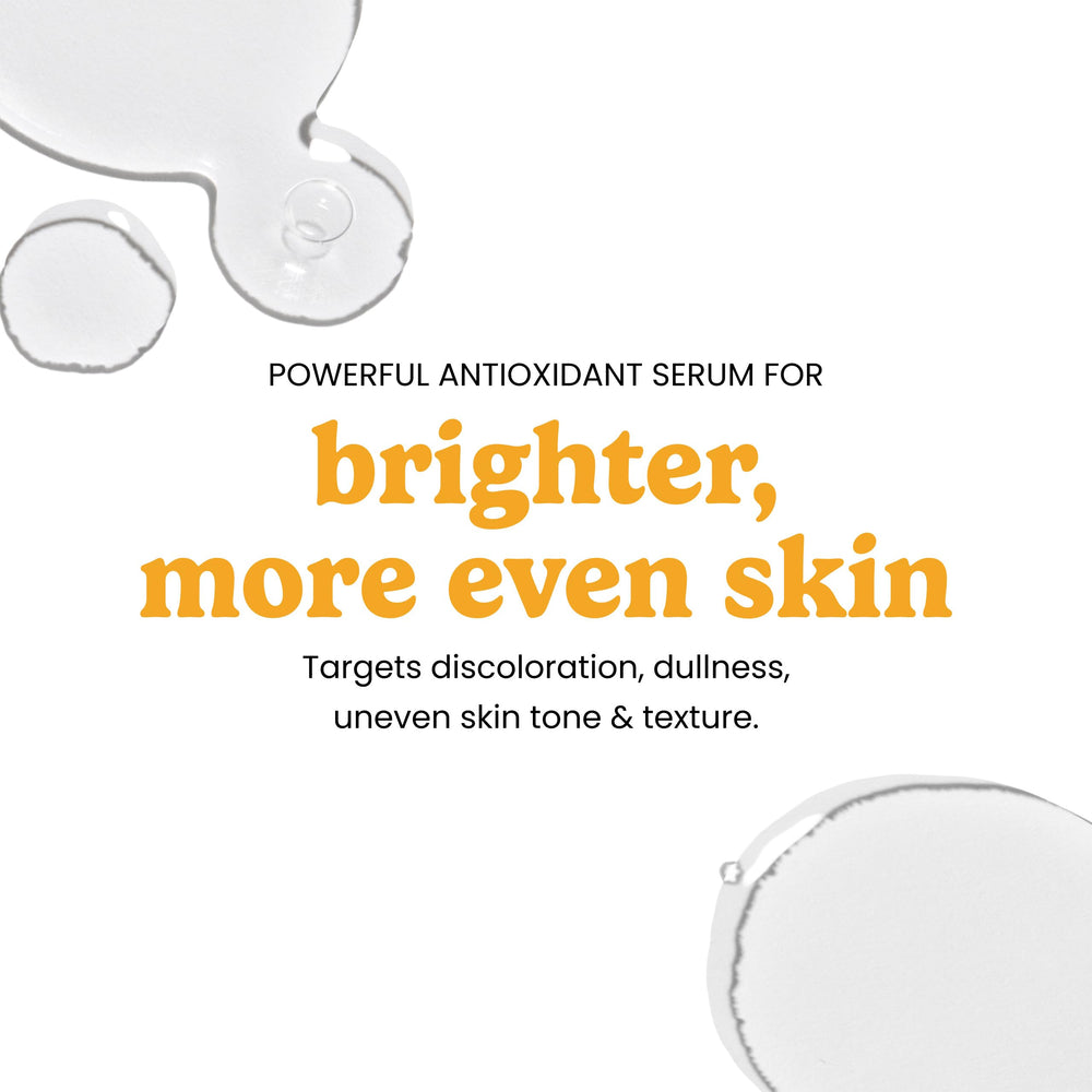 Timeless Skin Care Sérum vitamine C, application sur le visage.
