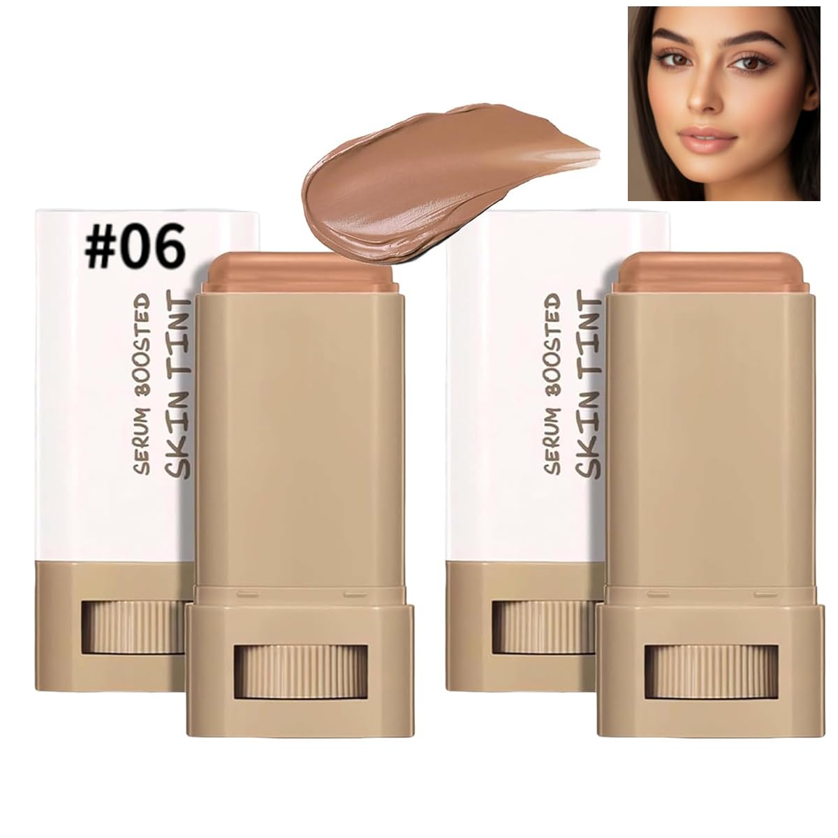 TIMLIFE stick-teint-beaute-serum offre une hydratation légère pour un fini naturel.