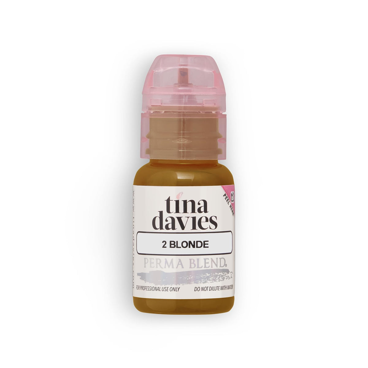 tina davies pro blonde pigment sourcils: teinte naturelle et durable.