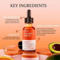 Sérum Tinclen avec goutte pipette; peau hydratée et rebondie