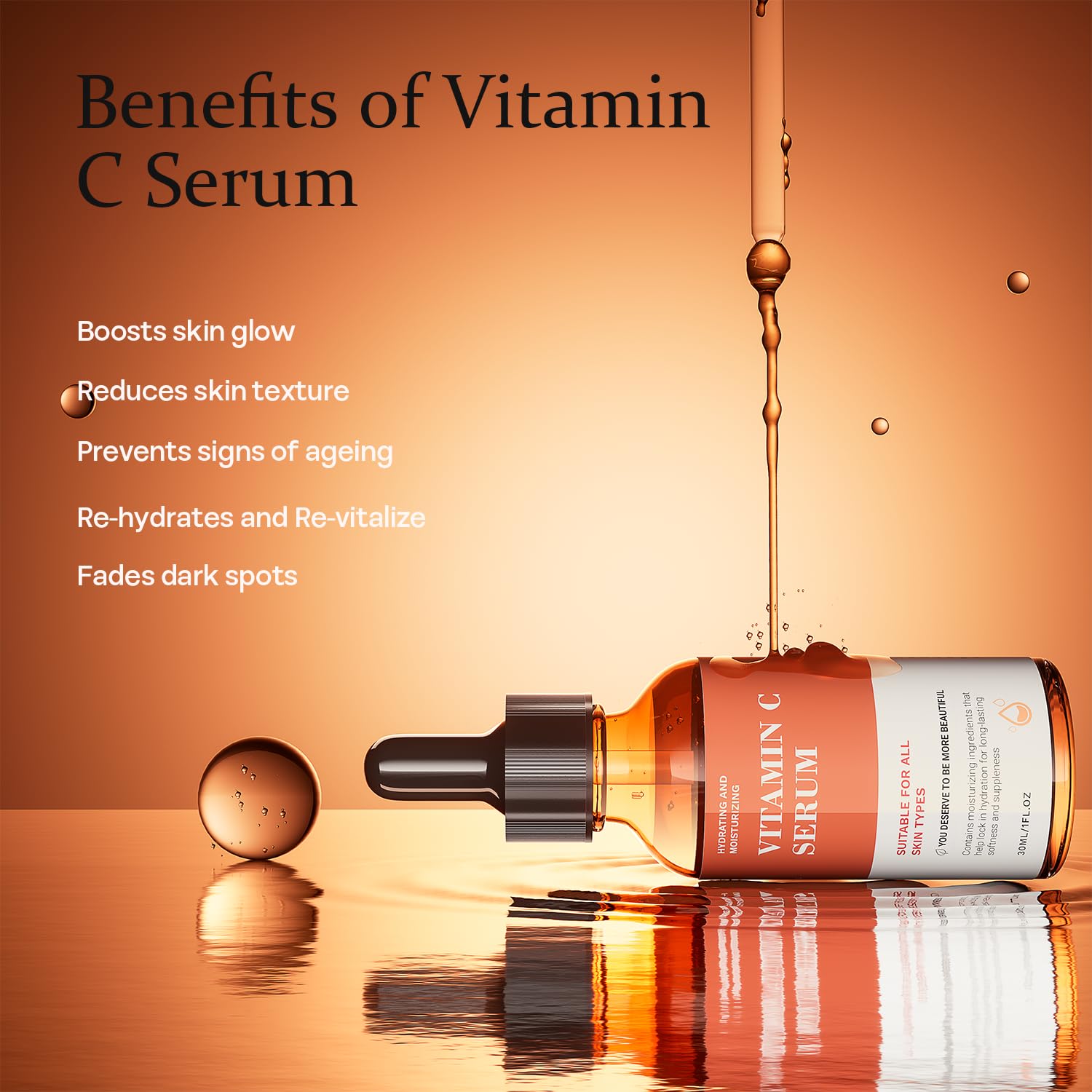 Sérum Tinclen, texture légère et absorption rapide