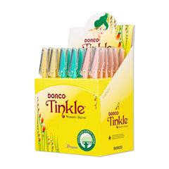 Rasoir Tinkle pour dermaplanage des sourcils, peau lisse prête au maquillage.