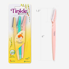 Rasoir Tinkle préparant la peau avant le maquillage, résultats plus nets.