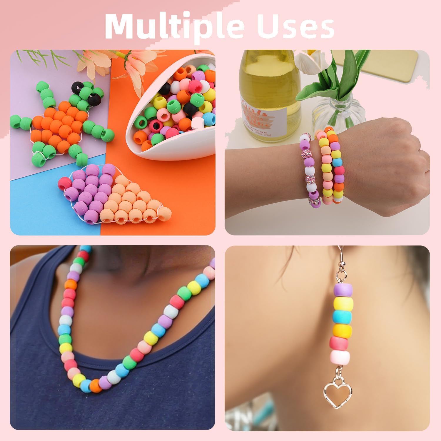 TINKRSTUFF billes silicone usage rapide pour coiffures colorées.
