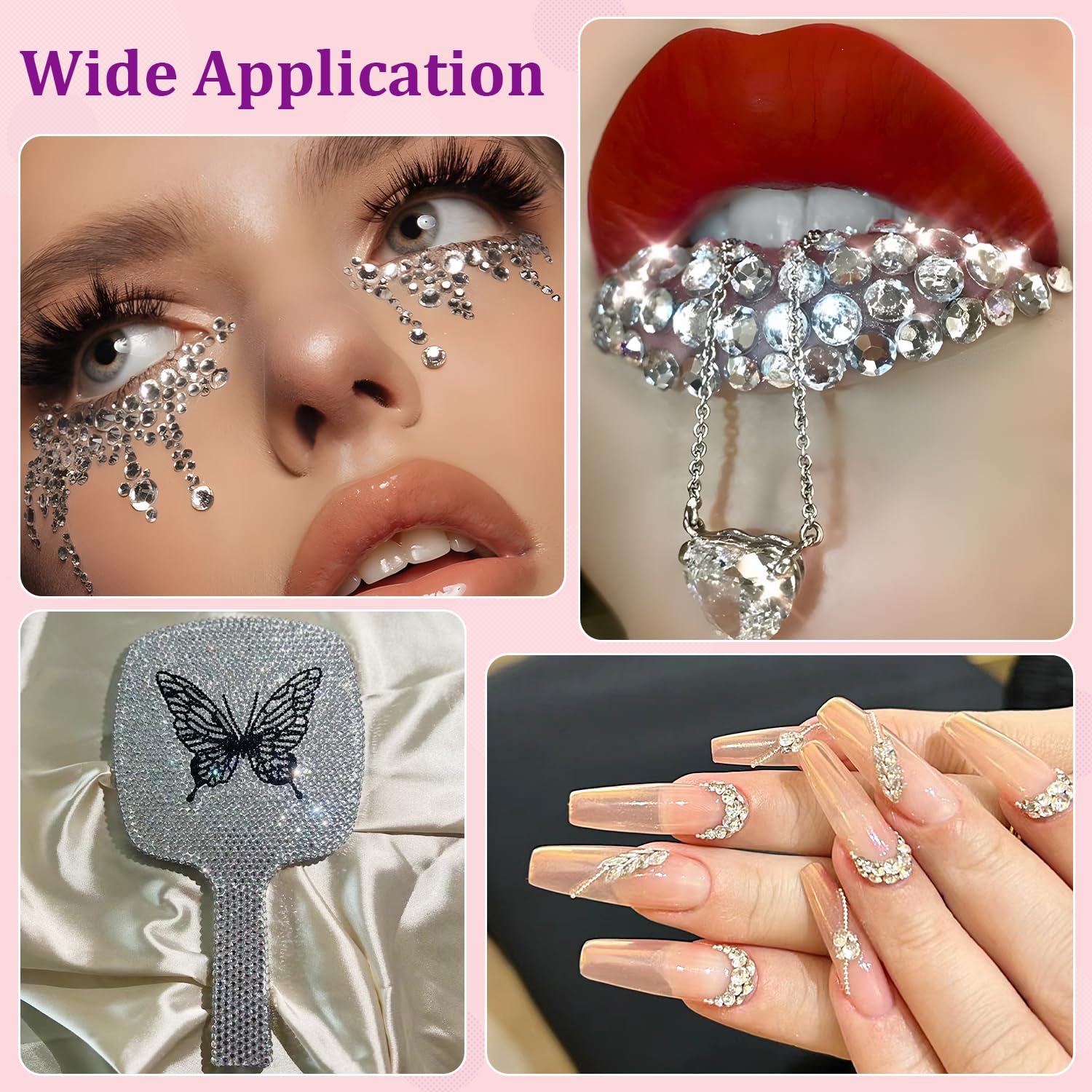 Cristaux résine brillants TINKRSTUFF pour diamants et arts décoratifs