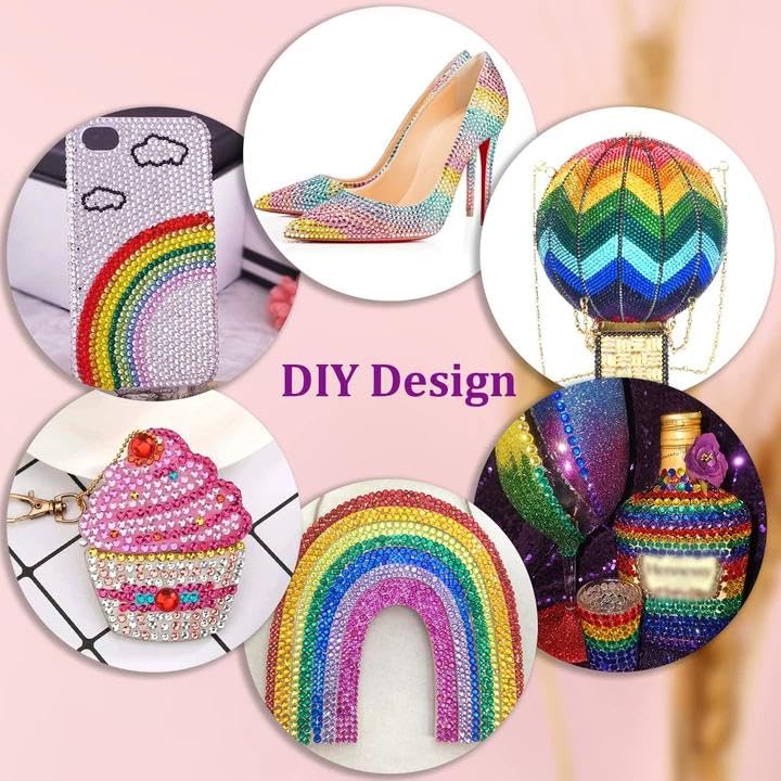 Gamme couleurs strass résine TINKRSTUFF pour designs vibrants et variés.