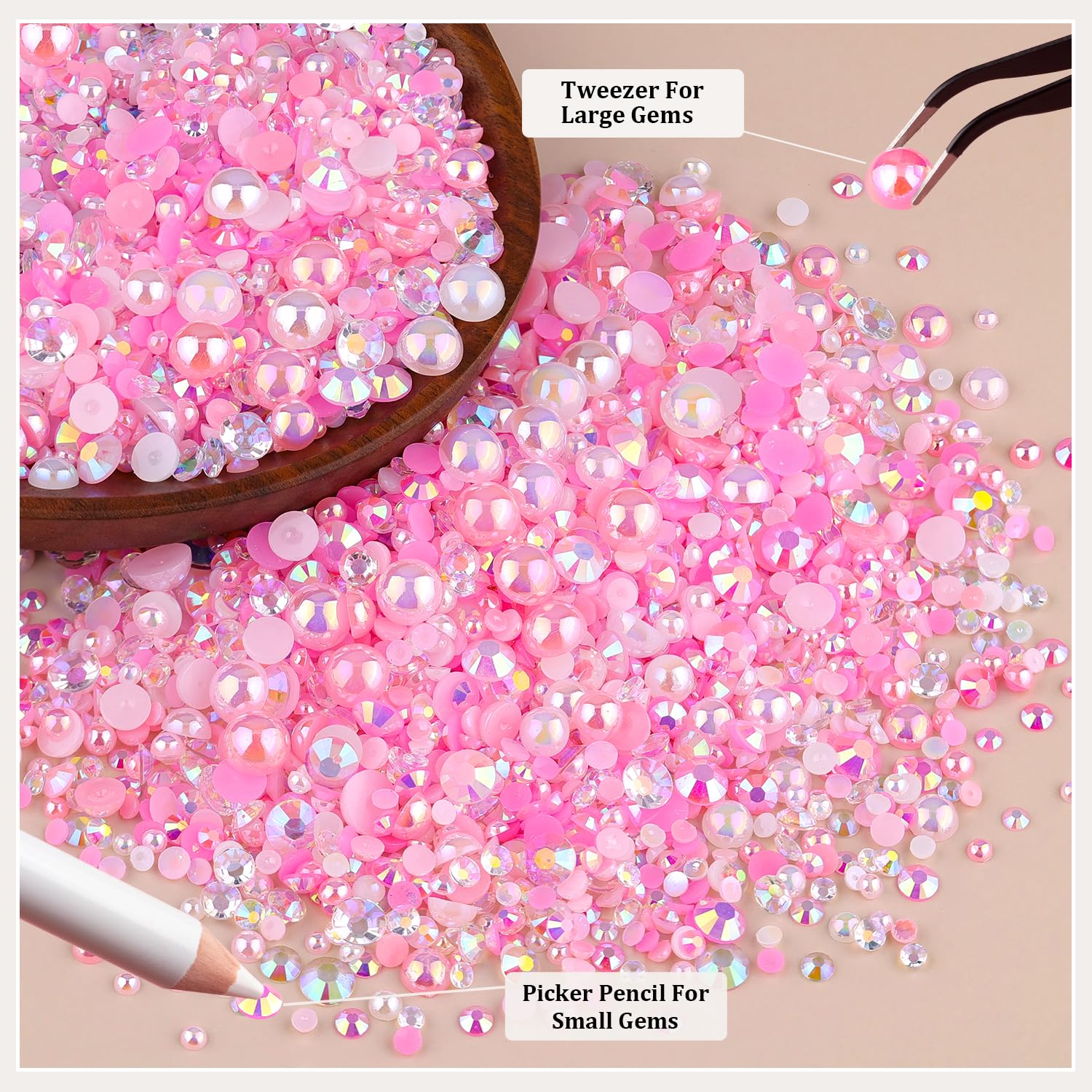 TINKRSTUFF outils pose perles: pince et crayon-piqueur pratiques.