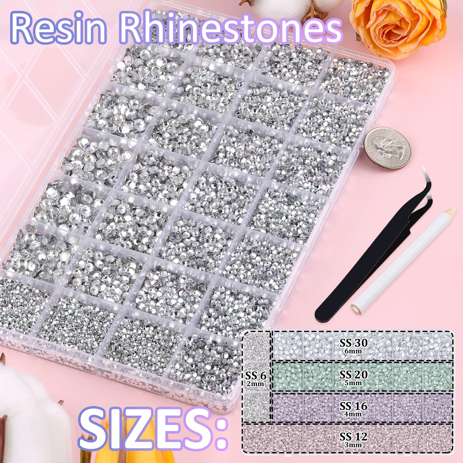 Pince à strass TINKRSTUFF pour une pose précise et contrôlée