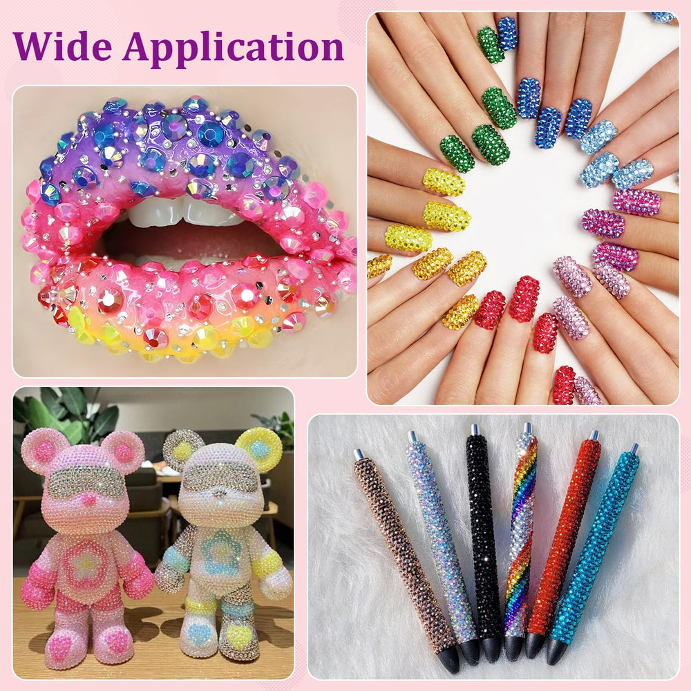 TINKRSTUFF rhinestones-iridescents usages polyvalents pour vêtements et décor.