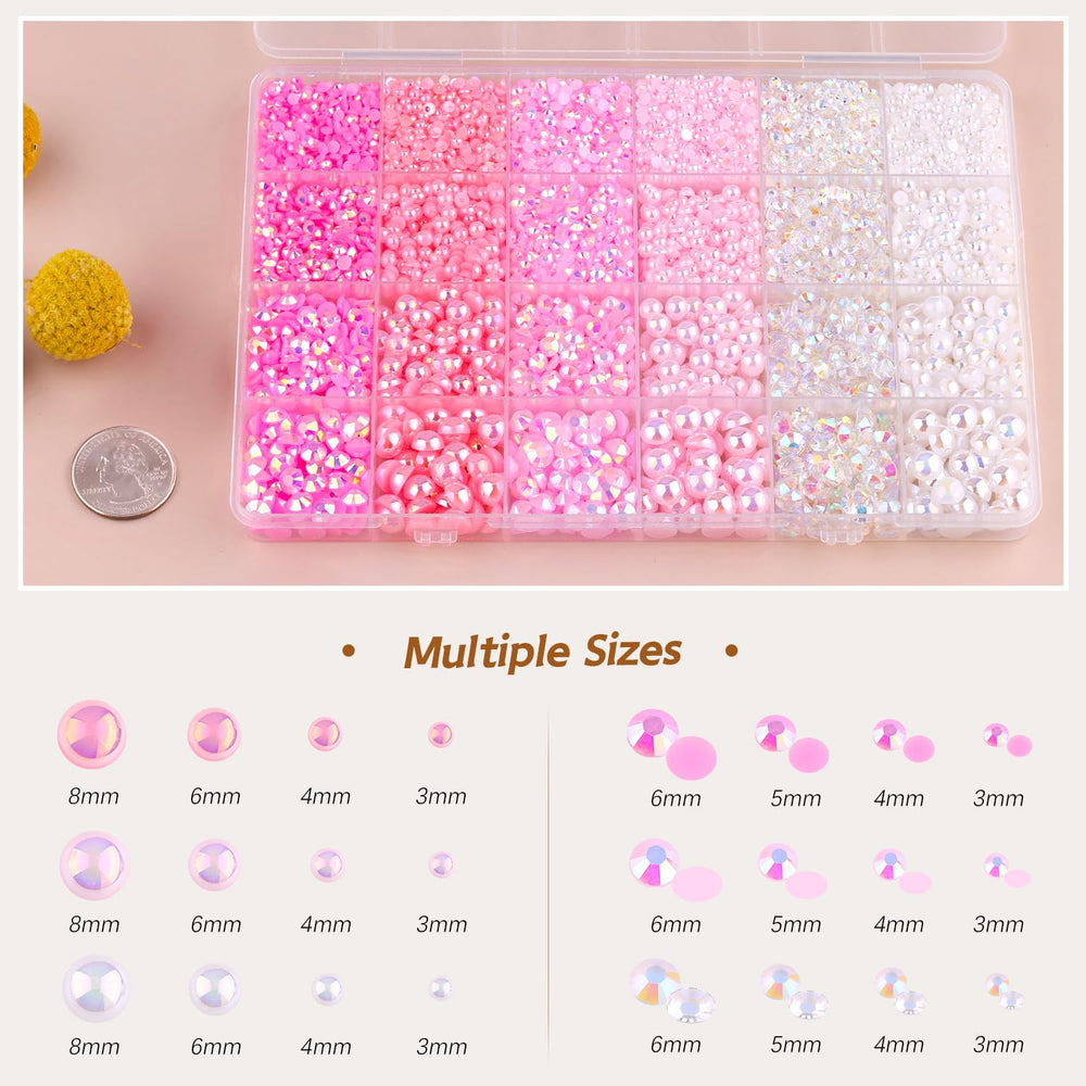 TINKRSTUFF strass rose 3-4-5mm pour motifs scintillants sur objets et ongles.