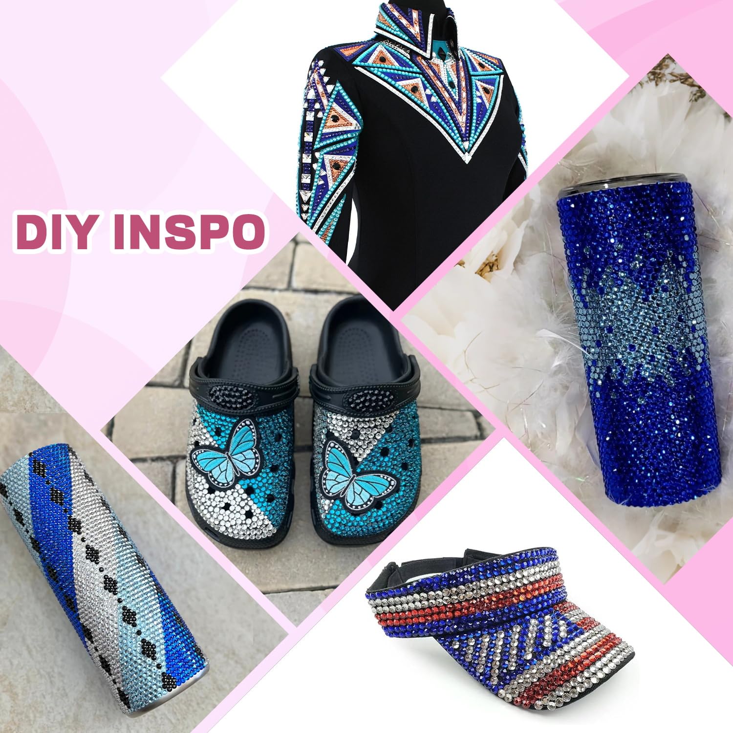 TINKRSTUFF stylo pique-strass, application nette et rapide.