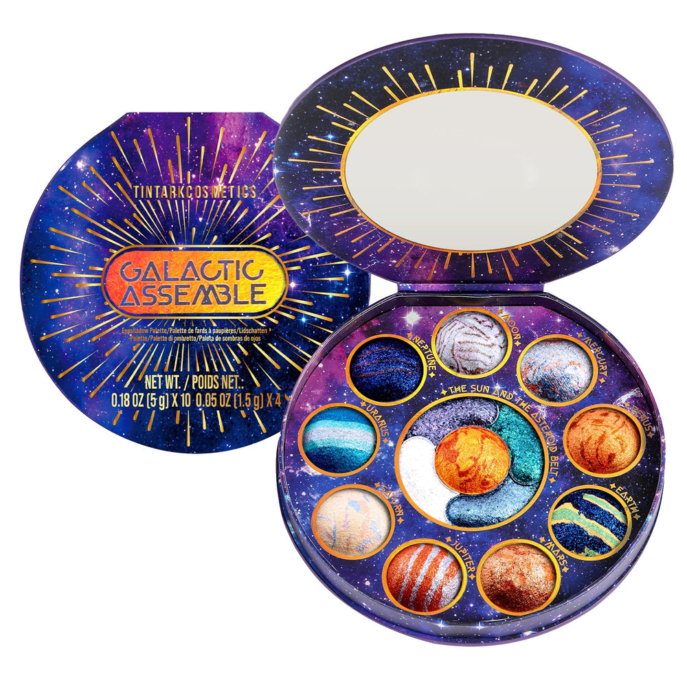 Tintark Galactic Assemble Soleil: éclat métallique lumineux pour un look cosmique.