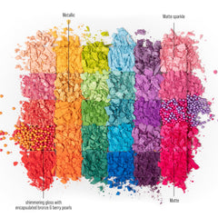 Palette Tintark avec miroir intégré prêt à l’emploi.