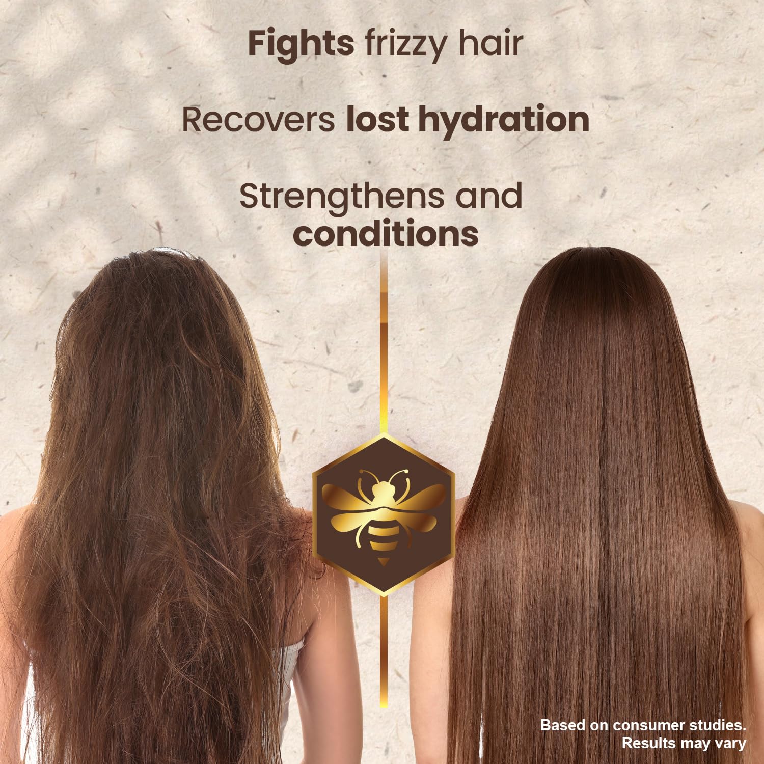 Tio Nacho massage cheveux humides pour une hydratation efficace.