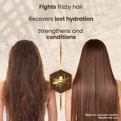 Tio Nacho massage cheveux humides pour une hydratation efficace.