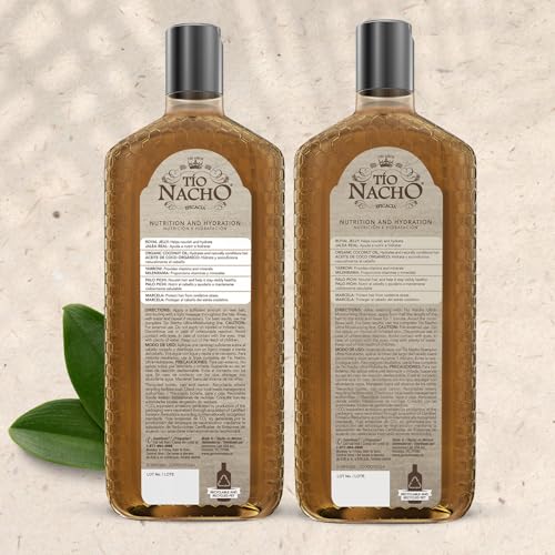 Tio Nacho packaging durable pour le soin des cheveux.
