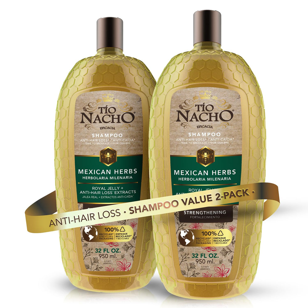 Shampoing anti-chute Tío Nacho aux herbes mexicaines pour cheveux plus forts