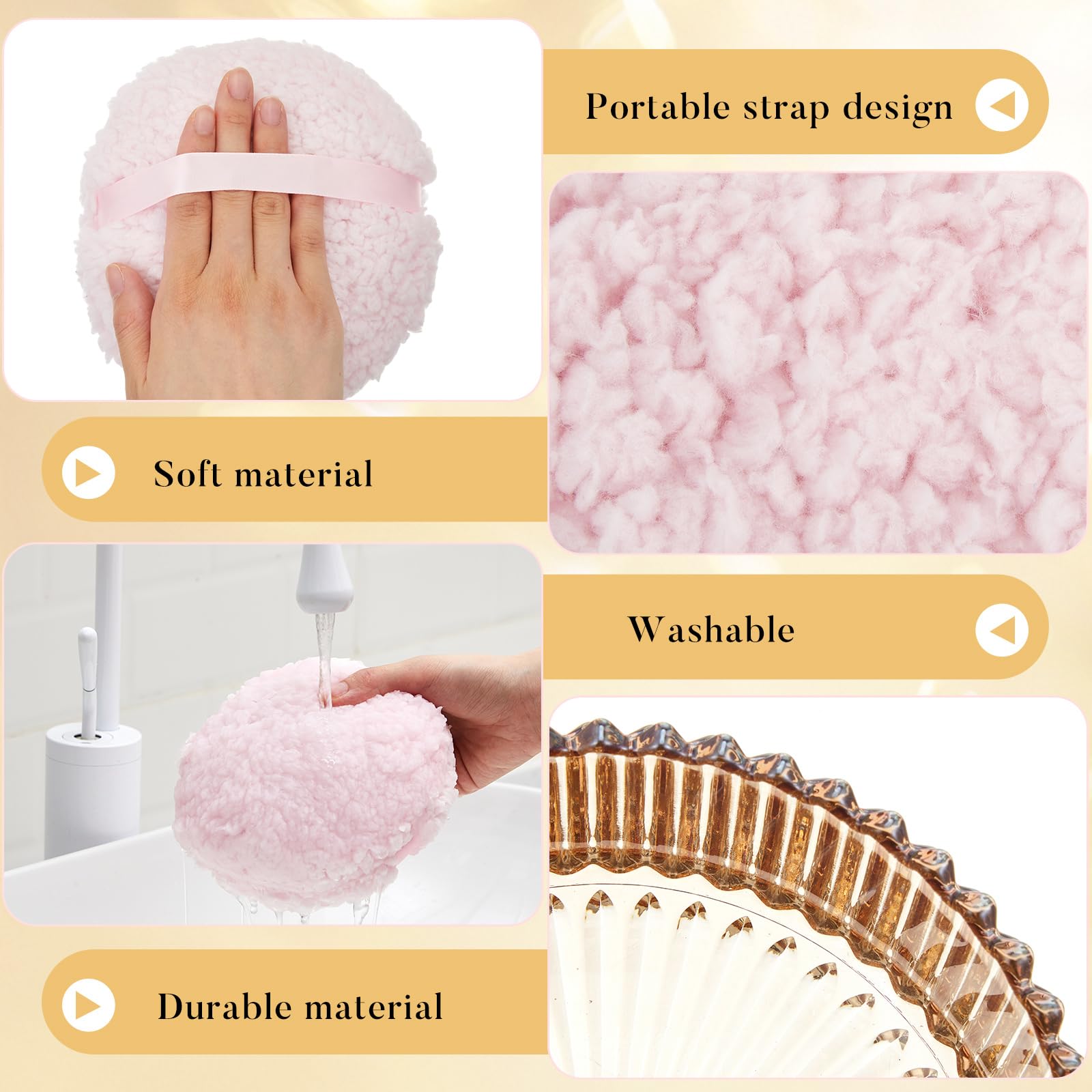 Tioncy ensemble-poudre-et-contenant-design-elegant facilite une routine beauté chic.