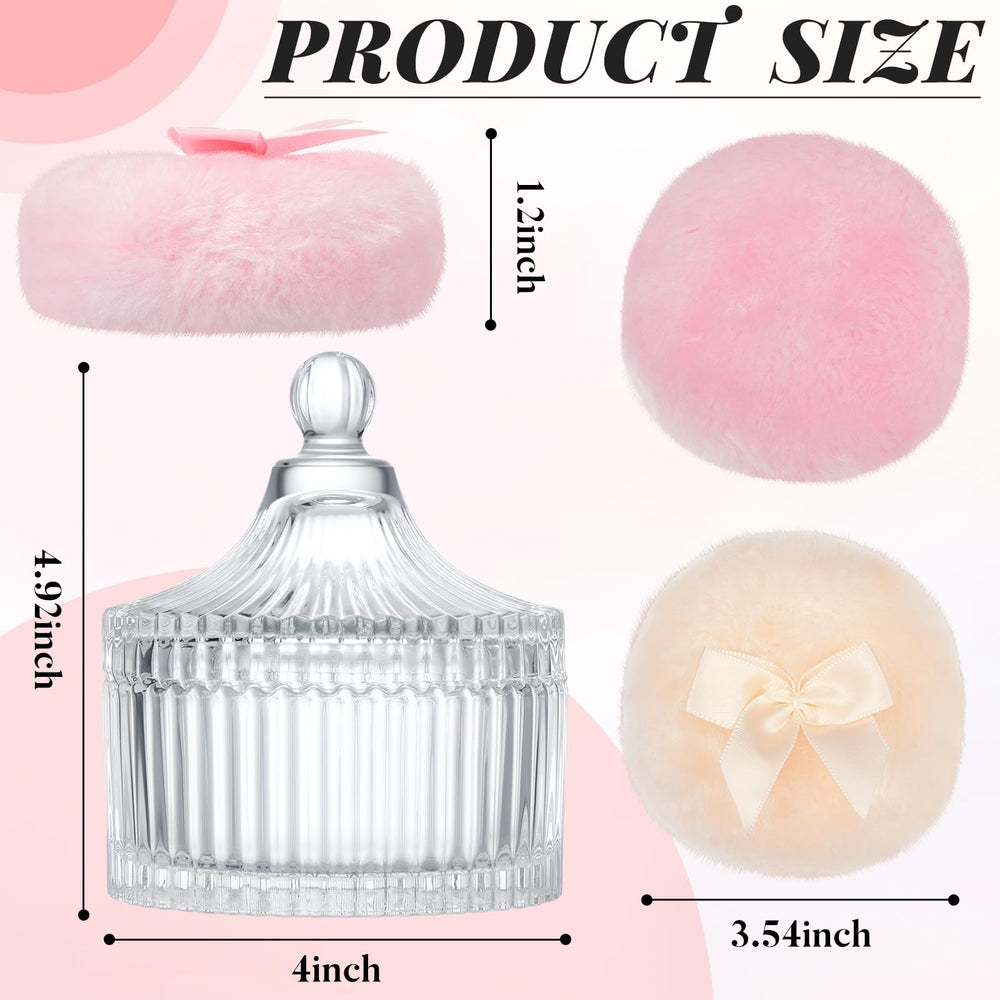 Pouf velours doux Tioncy pour une douceur peau lors de l'application.
