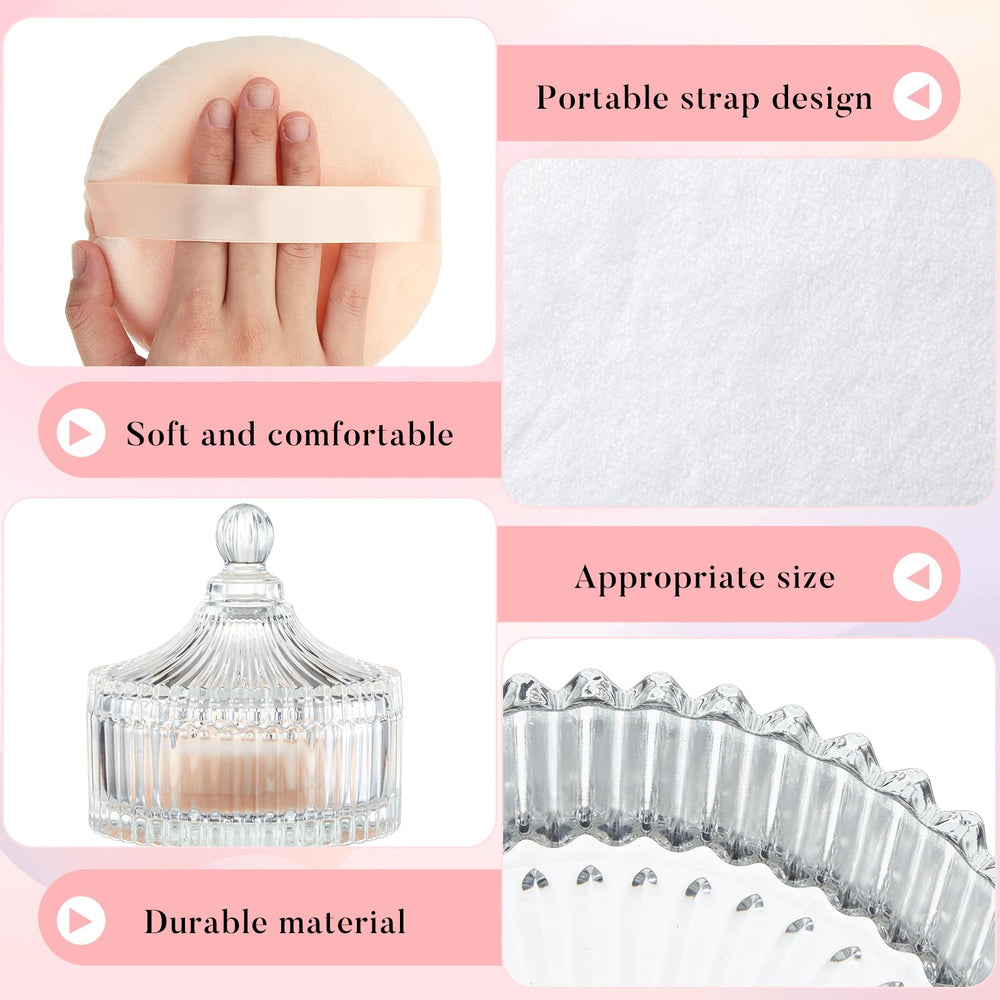 Tioncy Puff douceur texture velours pour peau agréable.