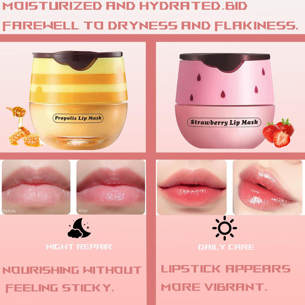 Baume lèvres TIRDET abeille pot fraise nourrissant et doux.