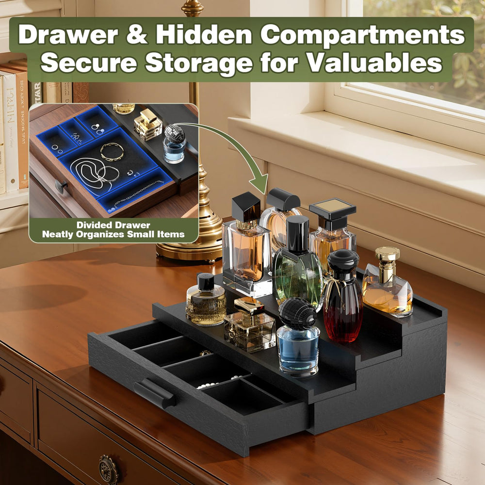 TIRYIUOU-rangeur-cosmetiques : organisation compacte pour cosmétiques et accessoires.