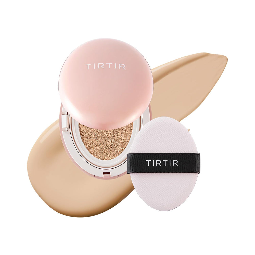 TIRTIR All Cover Pink Cushion avec couvrance élevée et fini naturel.