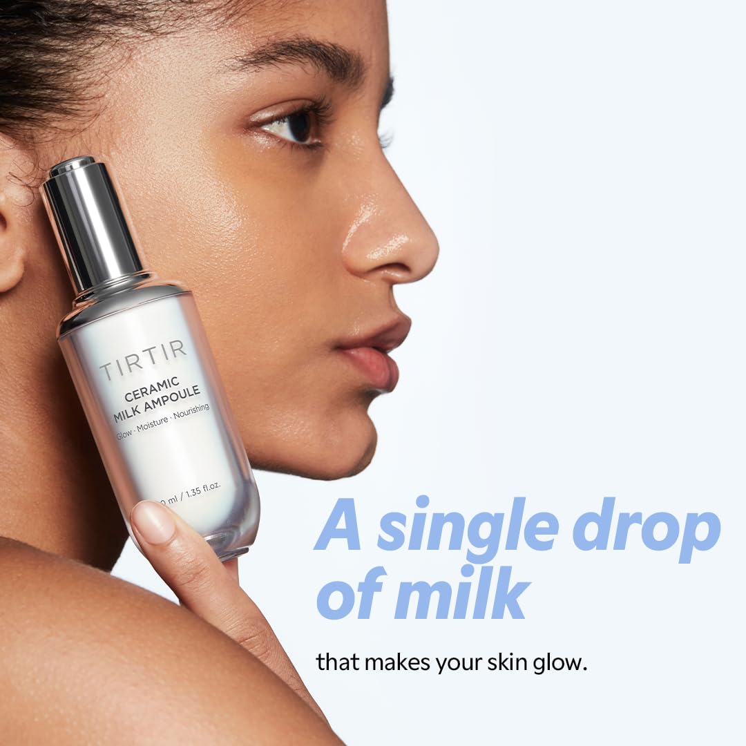 TIRTIR Ampoule Lait Céramique – application précise pour un éclat instantané.