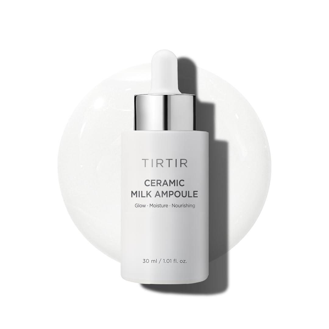 TIRTIR Ampoule Lait Céramique – emballage élégant et hydratation durable.