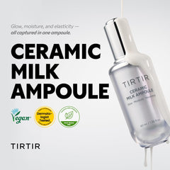 TIRTIR Ampoule Lait Céramique – texture veloutée qui pénètre rapidement.