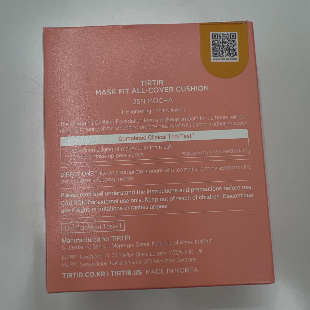 Surface mate TIRTIR – fini poudré sans brillance.