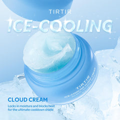 Texture légère de la Crème Nuage Rafraîchissante prête à hydrater durablement.