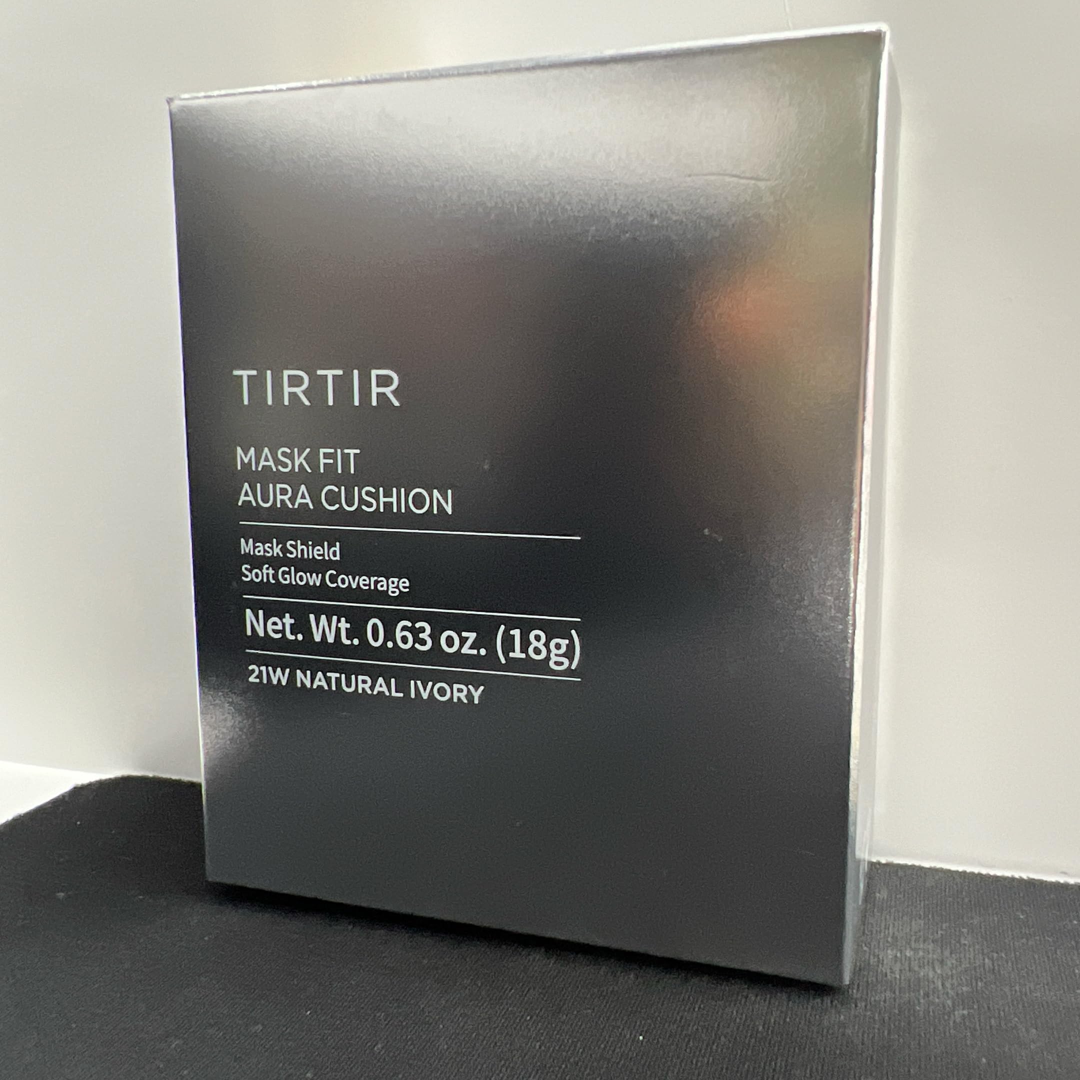 TIRTIR fond-coussin Aura argenté – filet Eco Net respirant et léger.