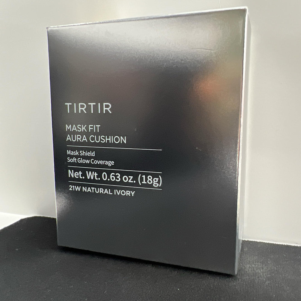 TIRTIR fond-coussin Aura argenté – filet Eco Net respirant et léger.