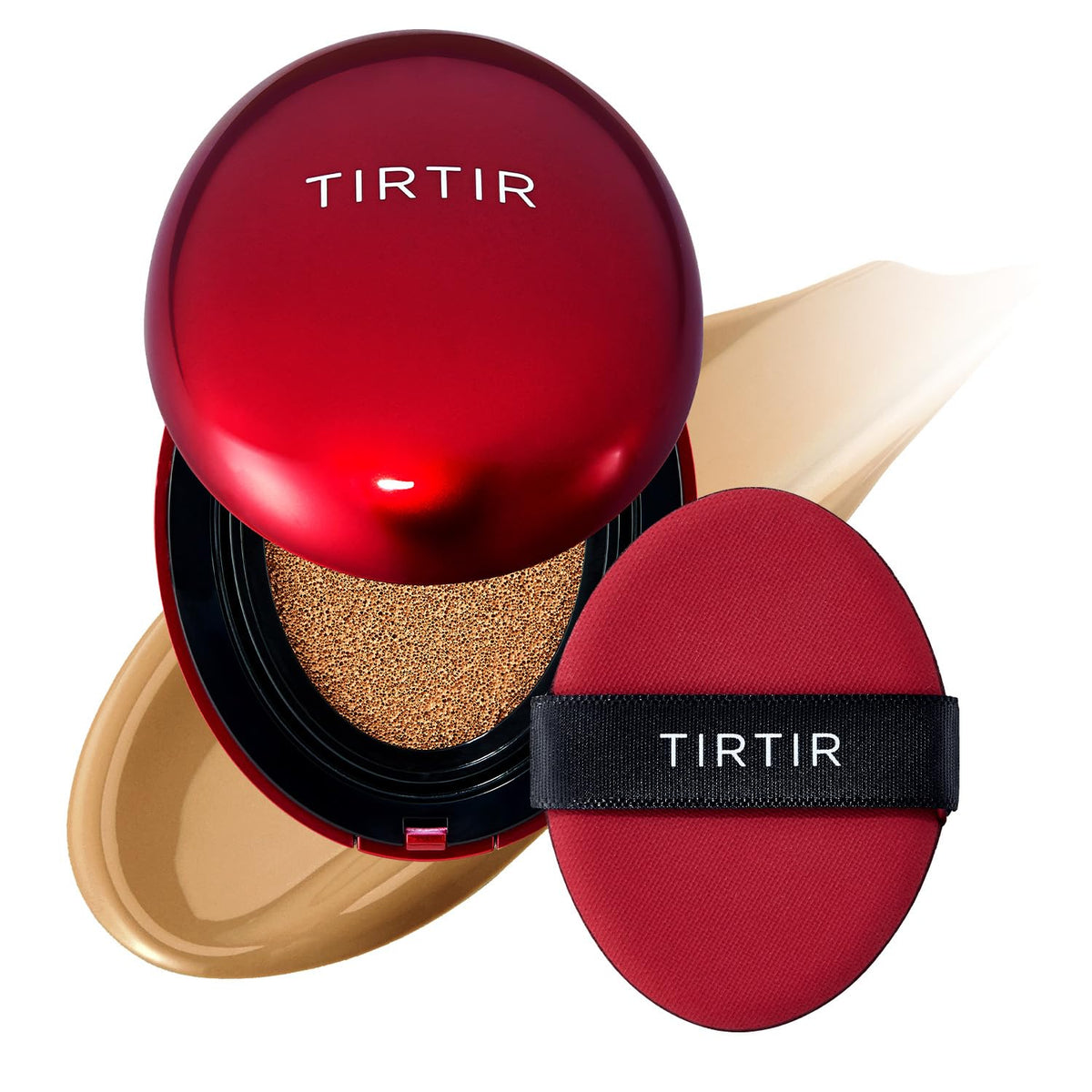 TIRTIR fond de teint cushion rouge mini, couvrance naturelle et longue tenue.