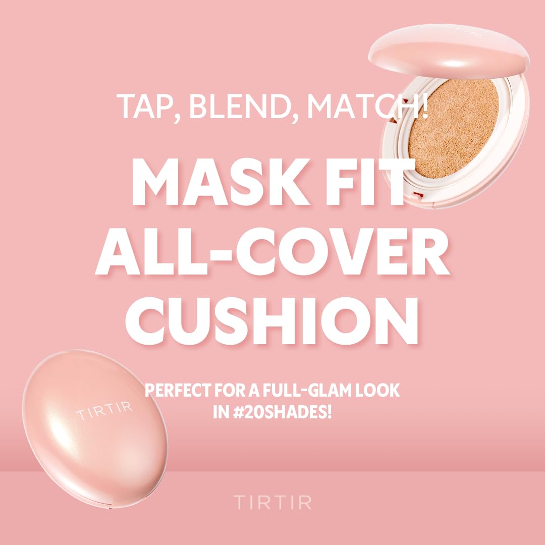 TIRTIR cushion veloute avec finition mate, texture lisse et couvrante