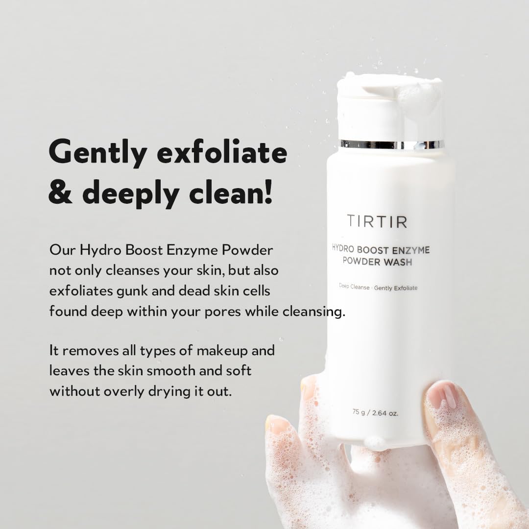 TIRTIR Hydro Boost Poudre Nettoyante massage doux du visage