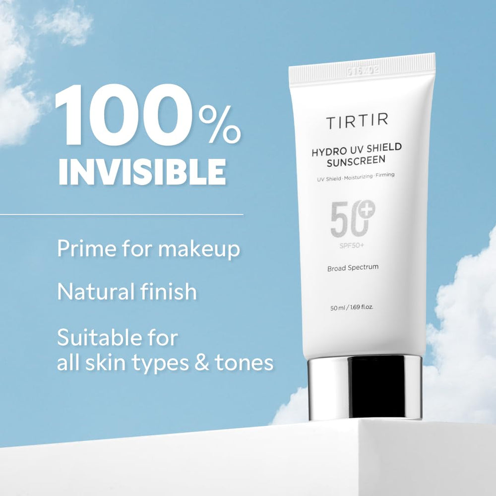 TIRTIR Hydro UV Shield – aloe vera réelle apaise et rafraîchit la peau.