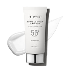 TIRTIR Hydro UV Shield – bouteille pratique pour application quotidienne de protection solaire.