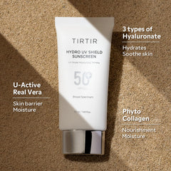 TIRTIR Hydro UV Shield – hydratation grâce à l’acide hyaluronique.