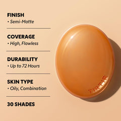 TIRTIR AI Filter Cushion demonstrates pore-blurring realism with ceramide-inspired base
