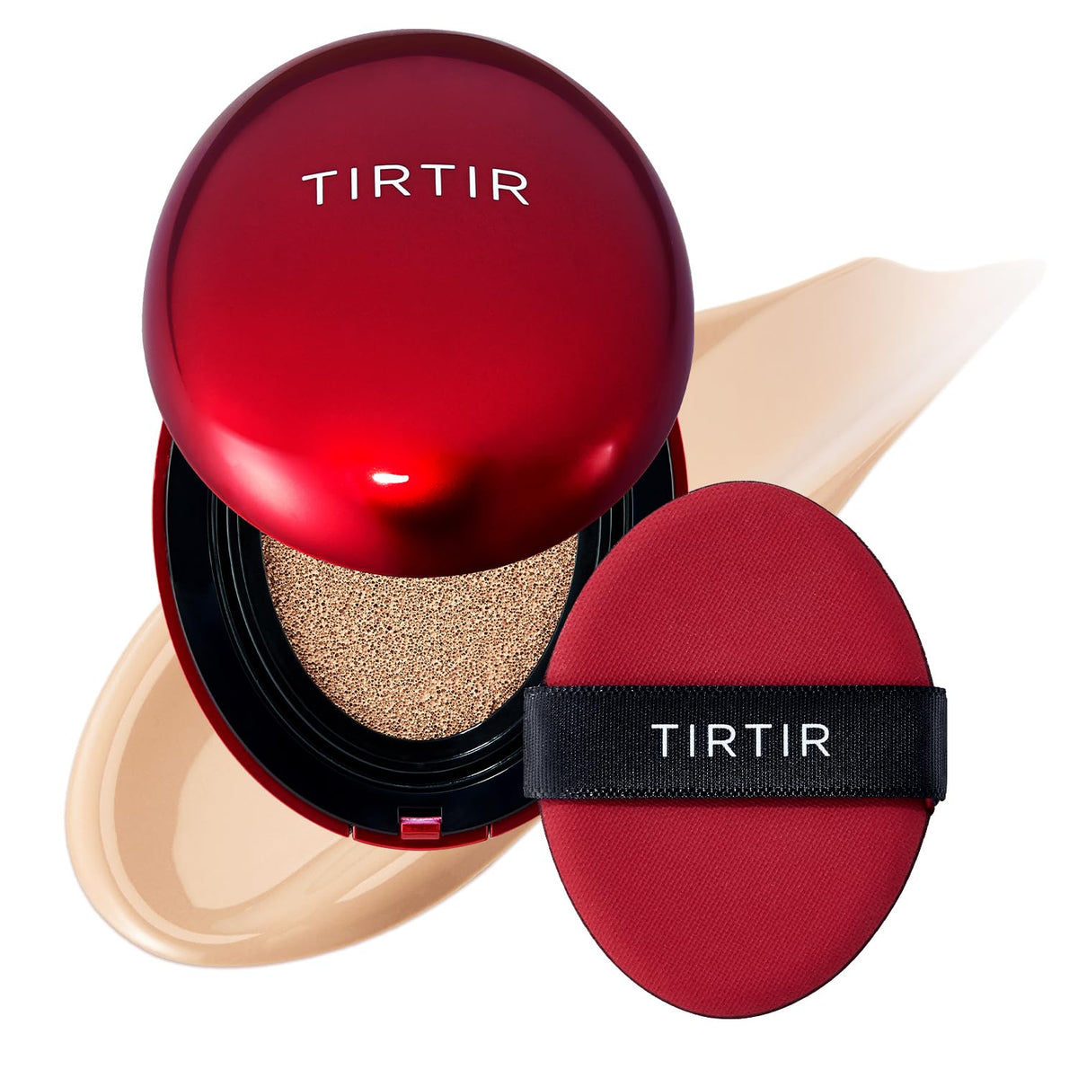 TIRTIR fond de teint coussin Mini, emballage compact idéal pour le voyage.
