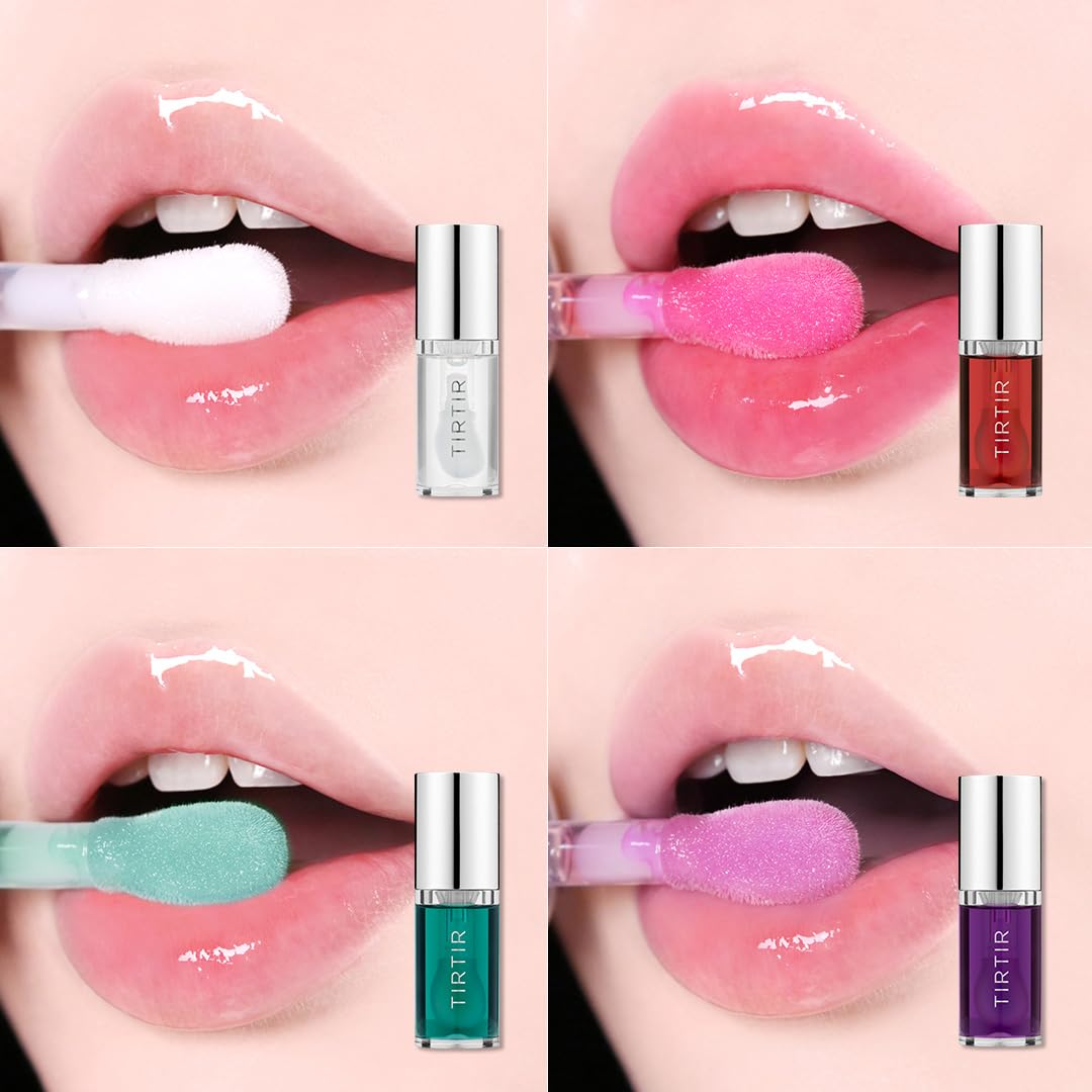 Soin hydratant TIRTIR My Glow Mint Lip Oil pour toutes les lèvres.