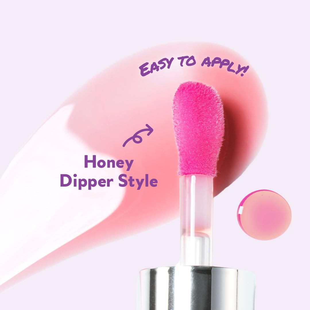 Sur les lèvres après application, TIRTIR My Glow Mint Lip Oil dégage un effet lumineux.
